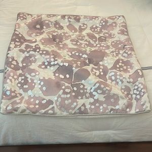 Two Lavender/Silver Throw Pillow Covers